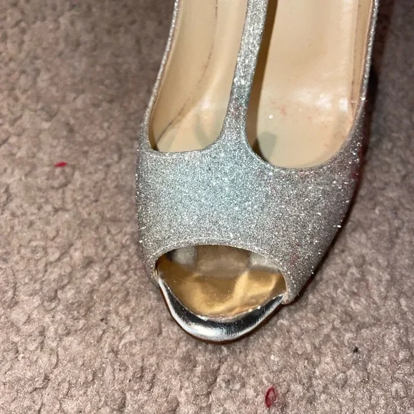 Christian Louboutin Talitha 100 Glitter mini/ specchio toe - Picture 11 of 14